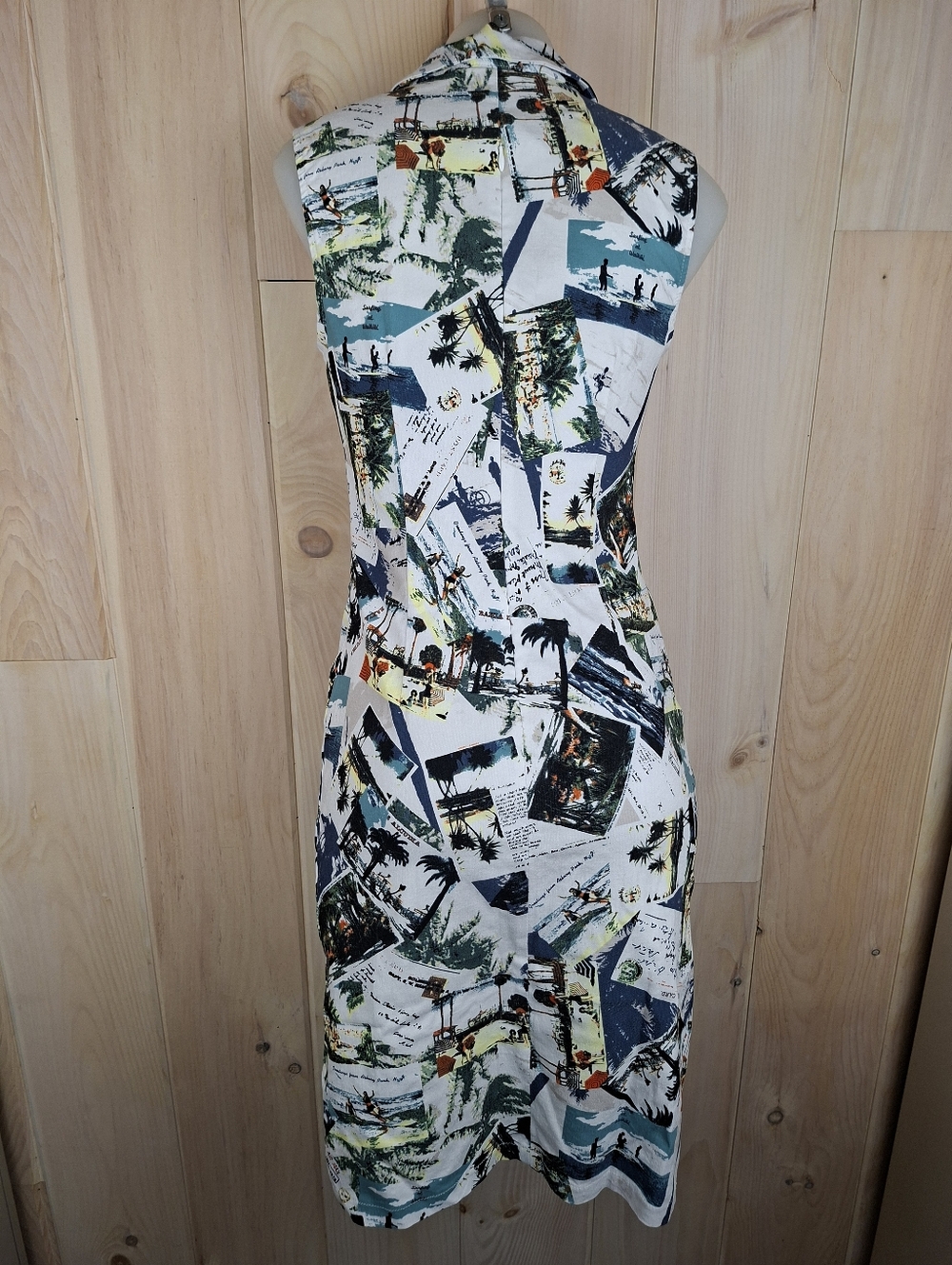 Joseph Ribkoff Sleeveless Midi Dress Stretch Size 8 - Picture 12 of 13